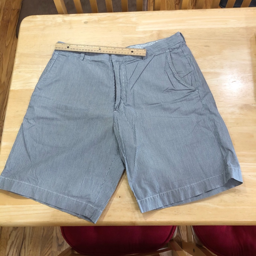 Banana Republic men’s blue and white striped short